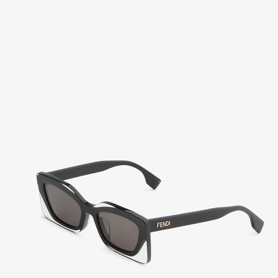 Black acetate sunglasses - 2