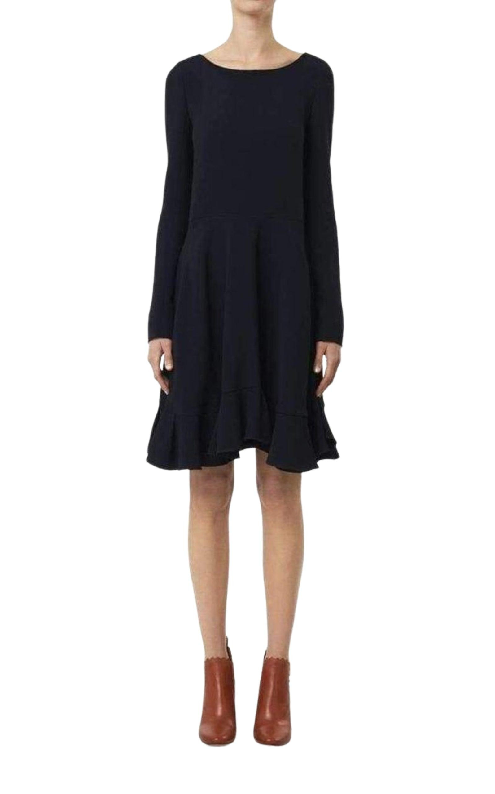 Blue Ruffle Dress - 2
