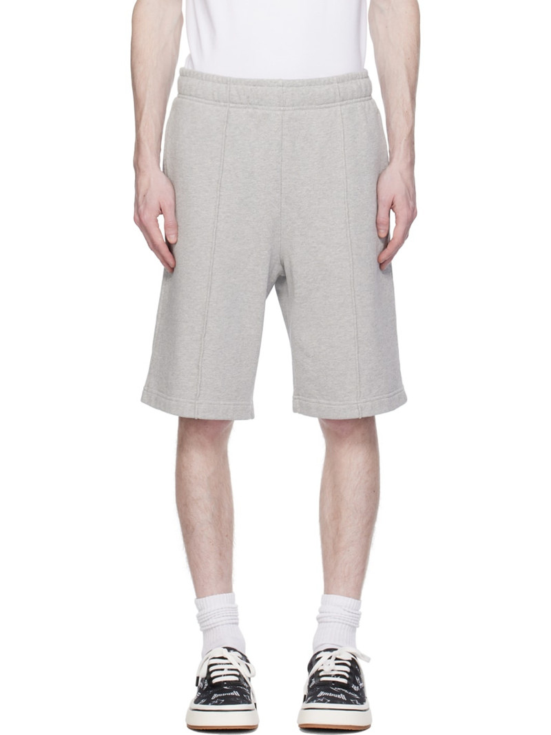 Gray Pinched Seam Shorts 1