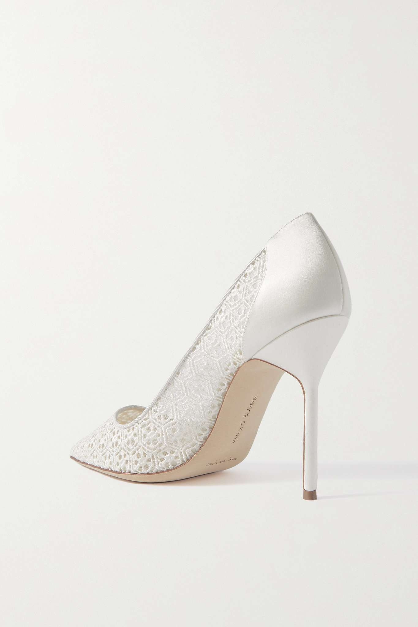 BBLA 105 lace and satin pumps - 3