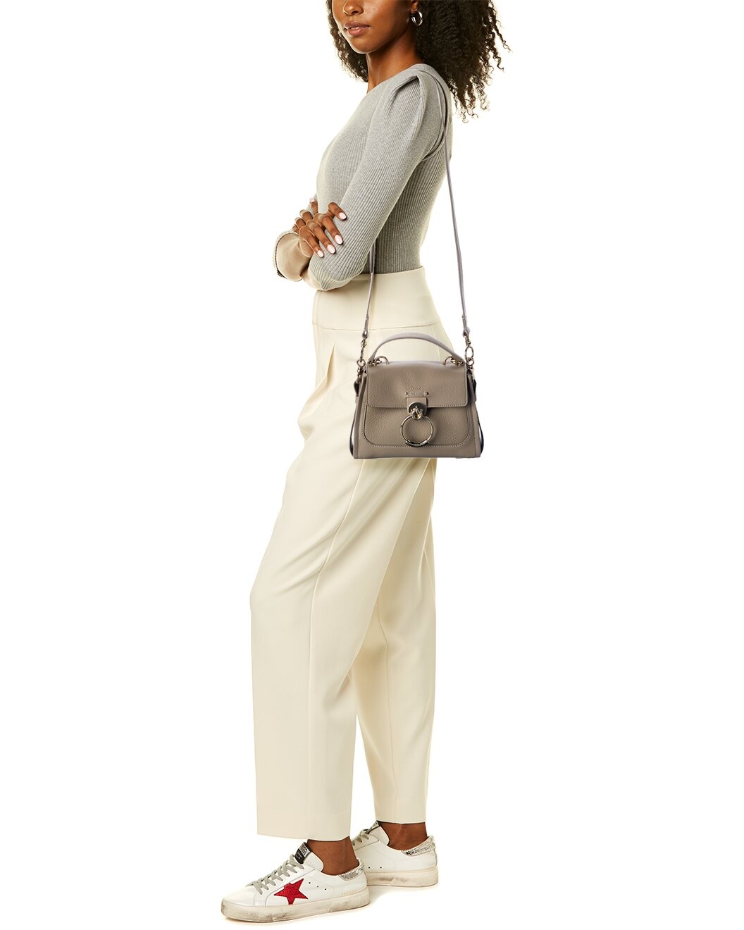 Chloé Tess Day Mini Leather Shoulder Bag - 4