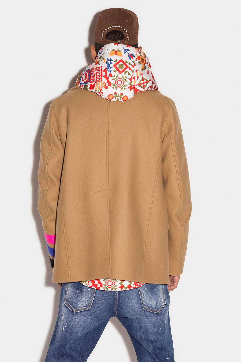 DSQUARED2 DOUBLE-BREASTED PEACOAT outlook