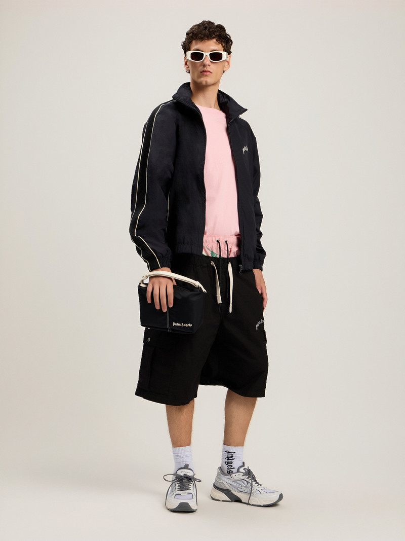 Palm Angels Curved Logo Vintage Track Windbreaker outlook