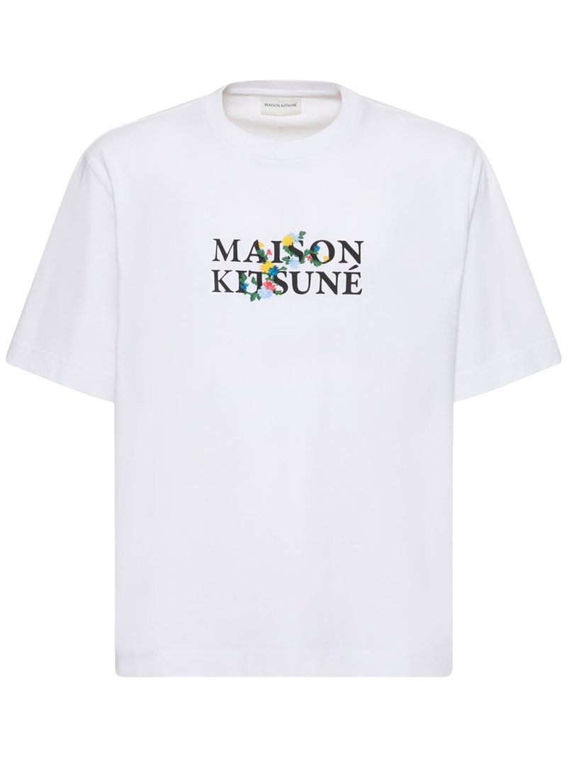 Maison Kistune flowers oversize t-shirt - 1