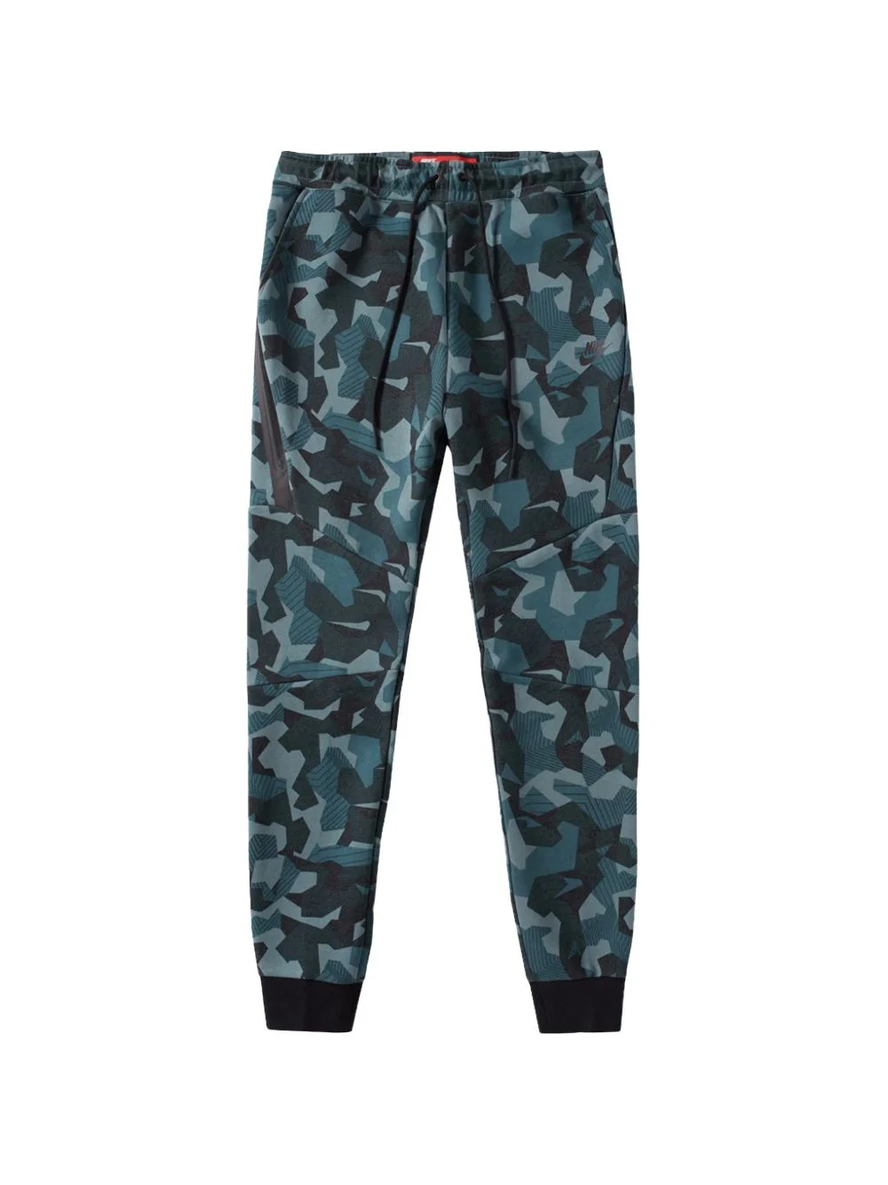 camouflage drawstring joggers - 1