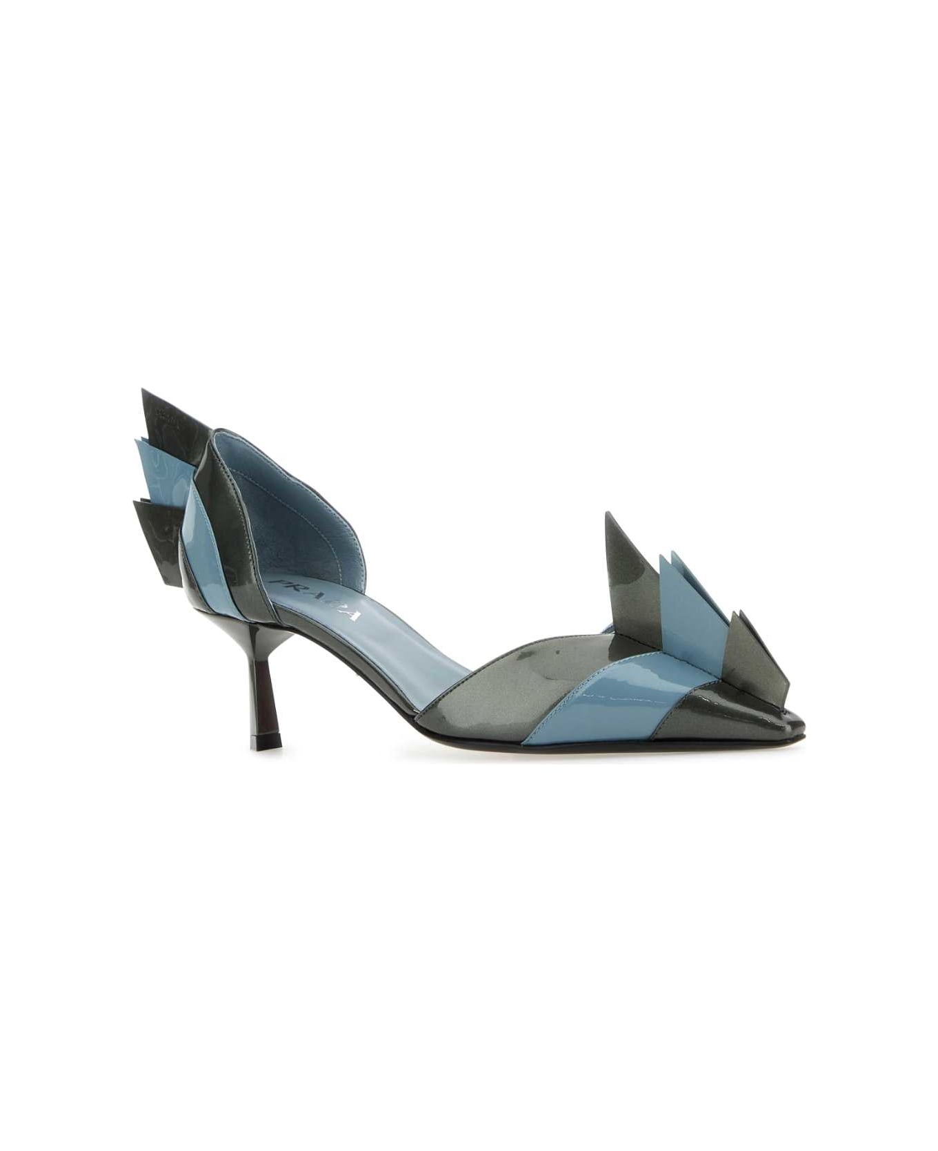 Two-tone Leather Pumps - 2