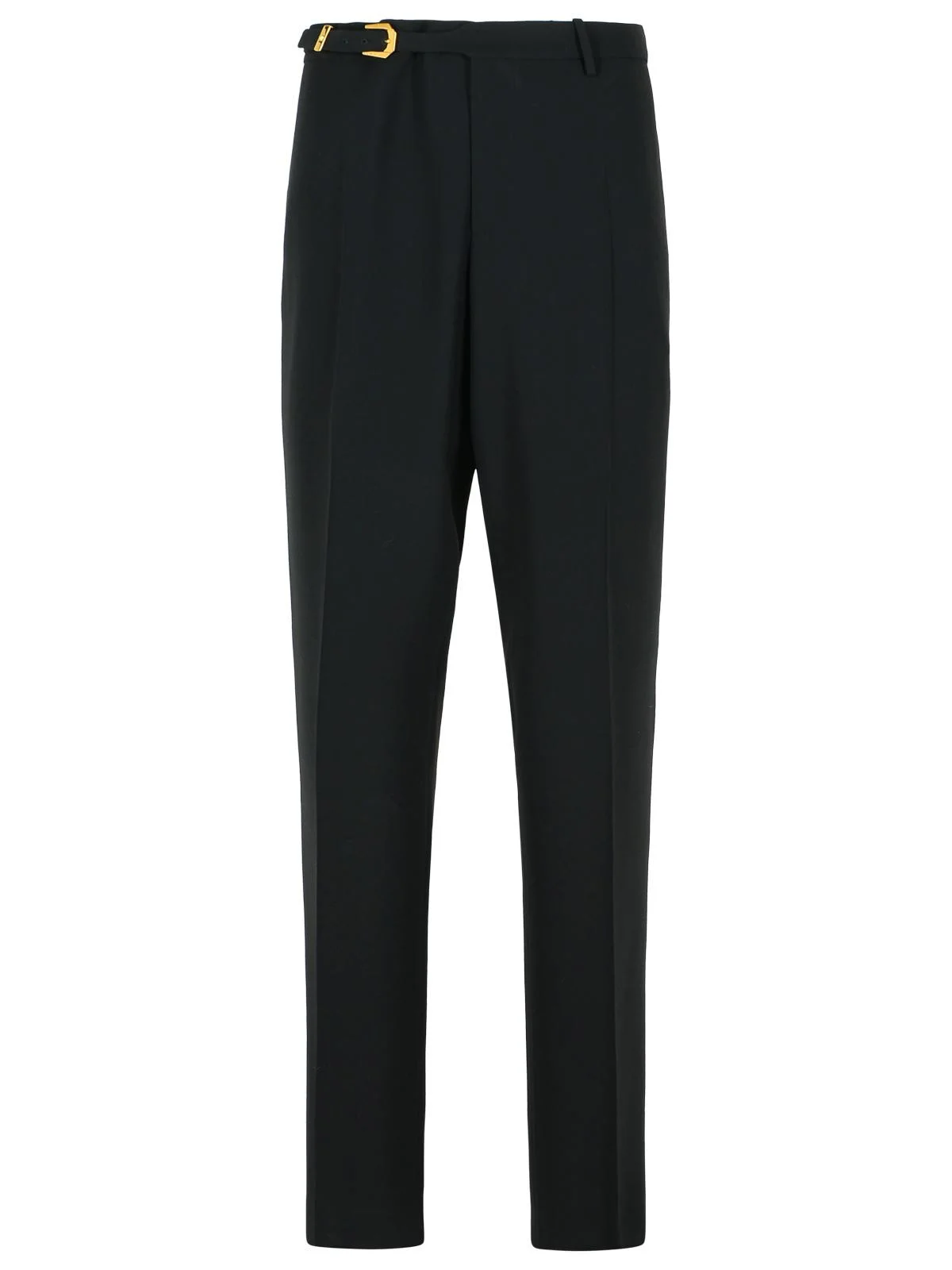 Versace Black Virgin Wool Blend Patalone Men - 1