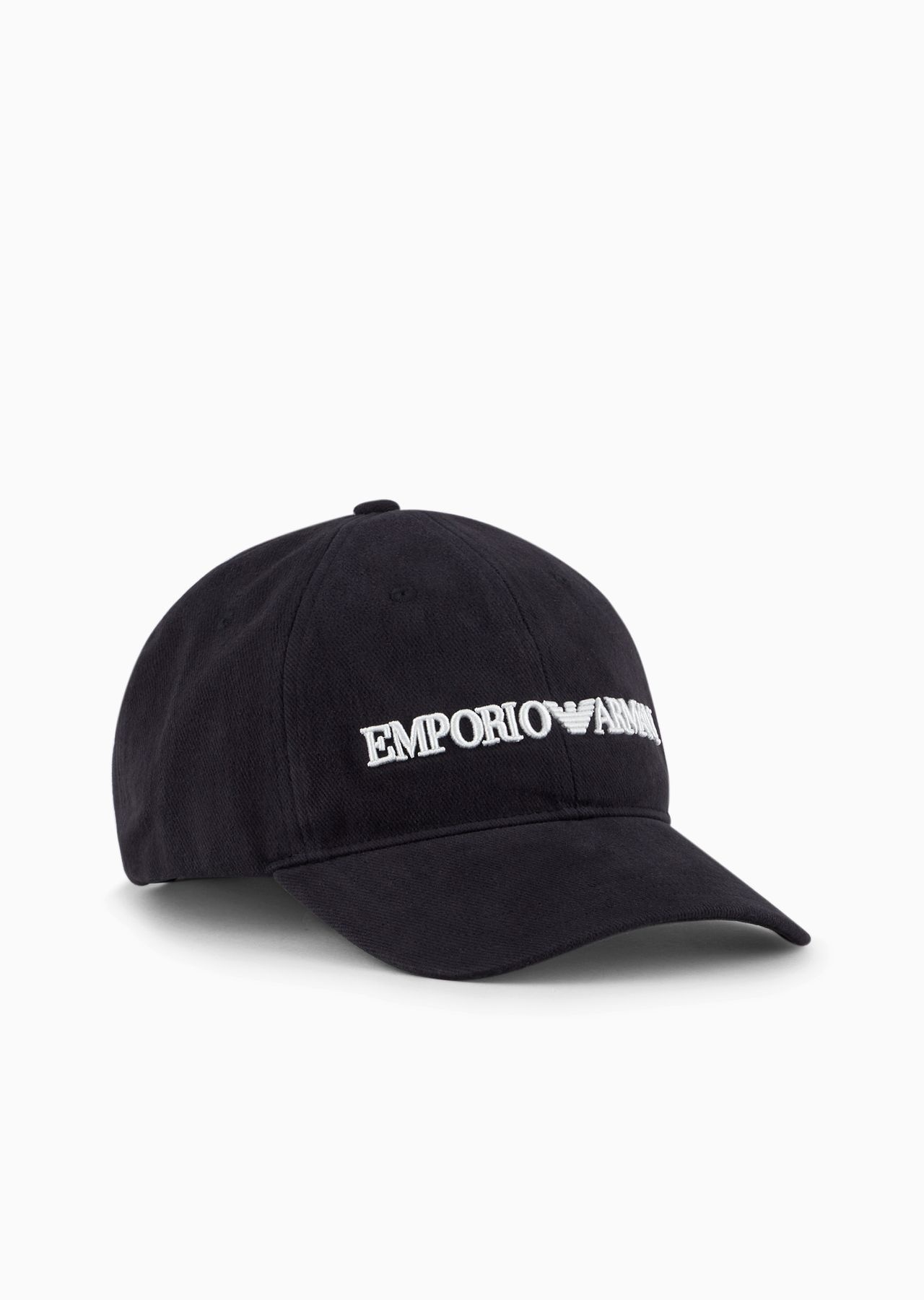 Baseball cap with embossed Emporio Armani embroidery - 1