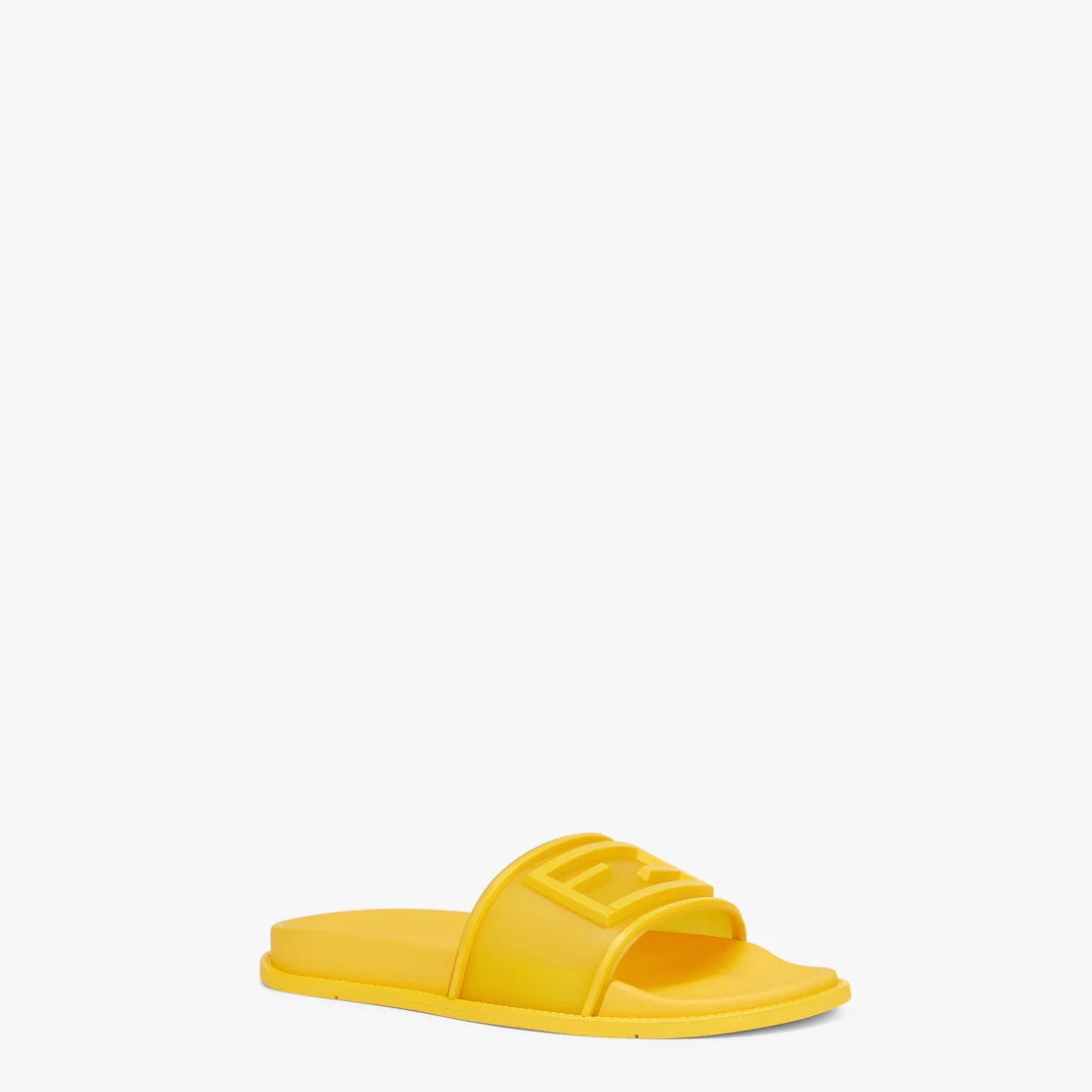 Yellow rubber slides - 2