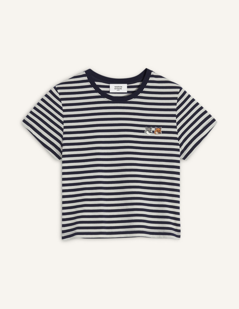 DOUBLE FOX HEAD STRIPES BABY TEE-SHIRT 1