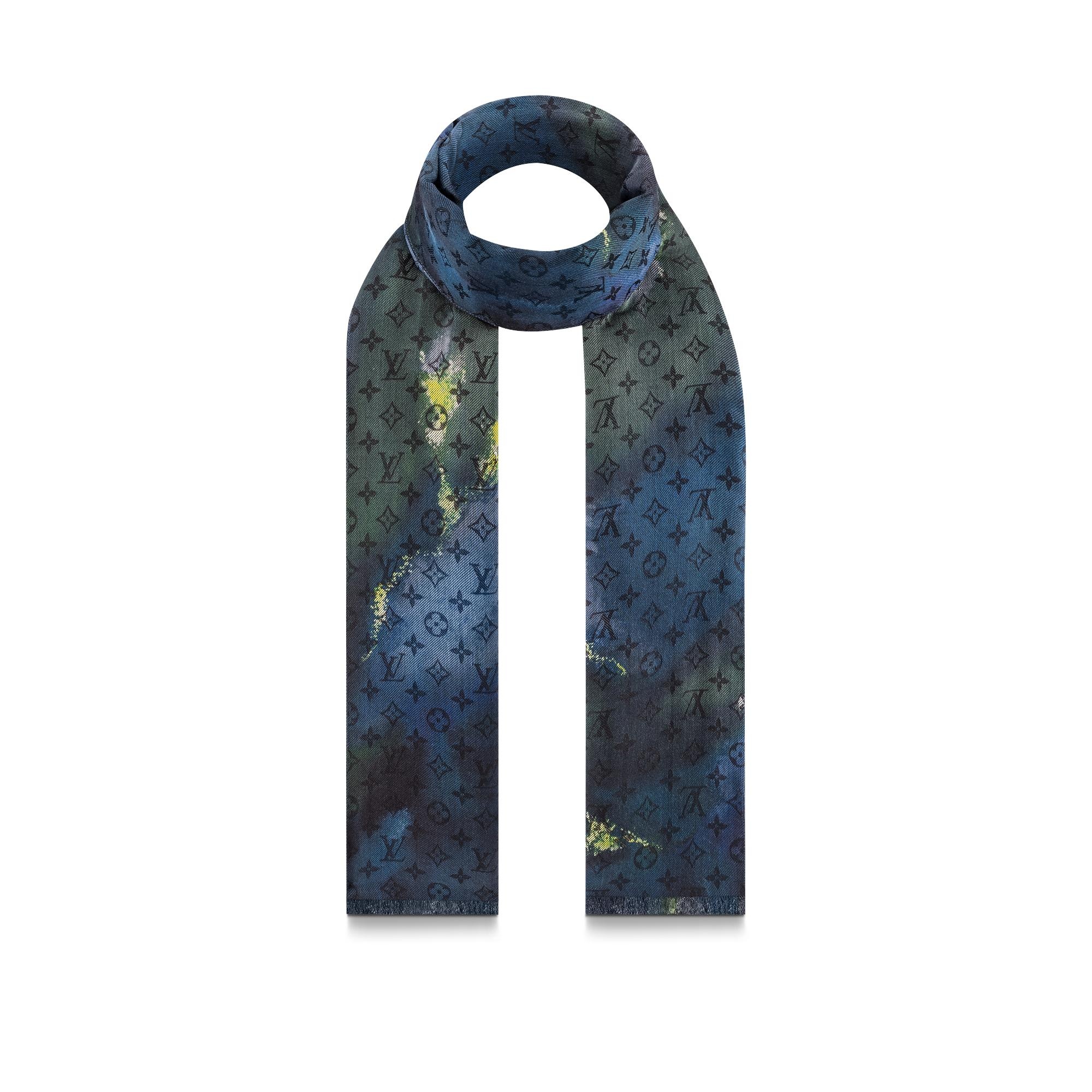 Monogram Tie And Dye Stole - 5