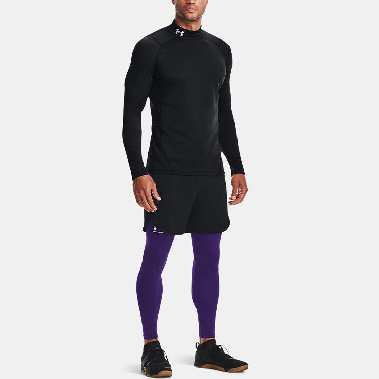 Under Armour ColdGear Fitted Mock Long Sleeve T-shirt 'Black' 1366066-001 - 5