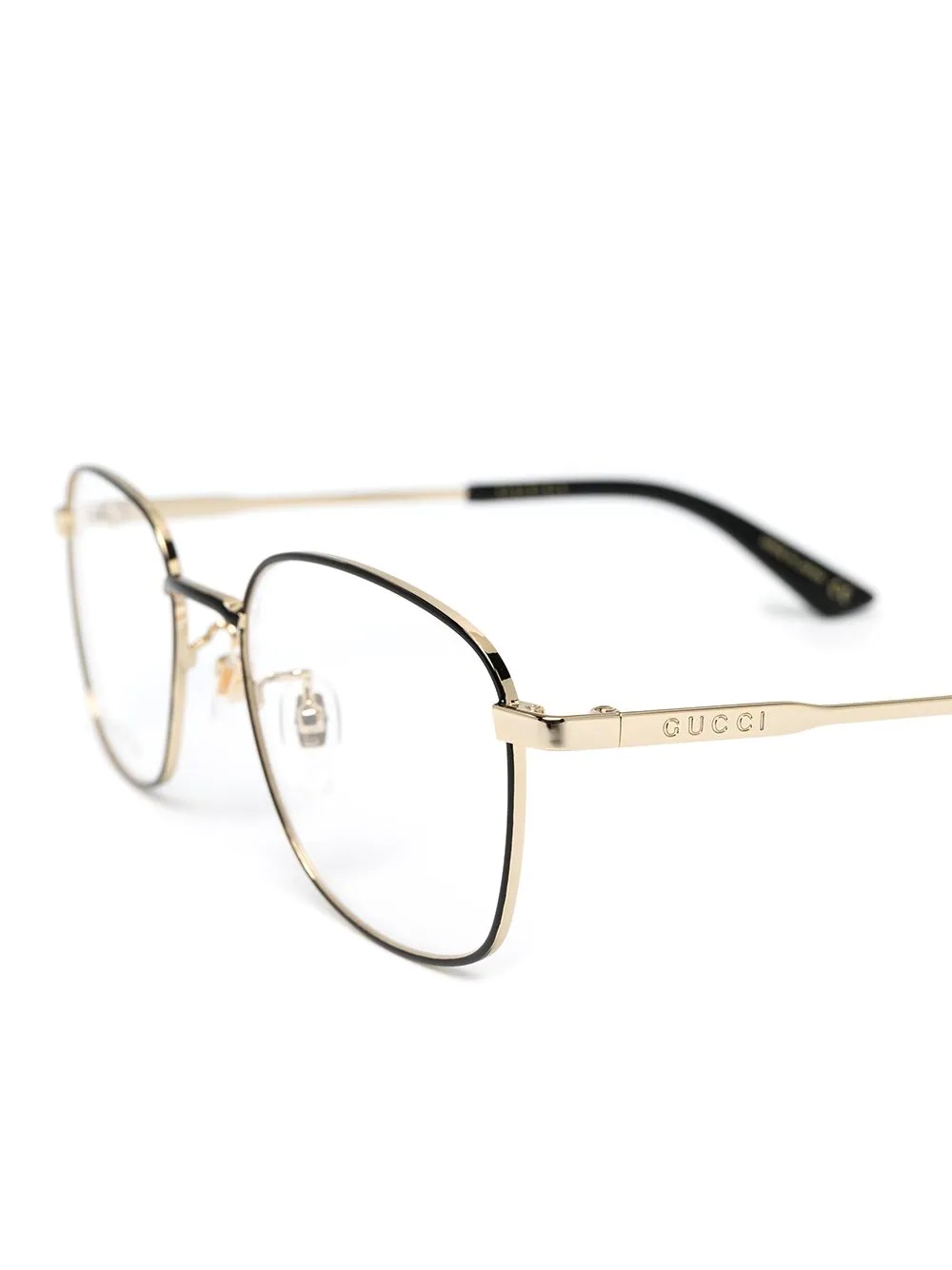 metal frame round glasses - 3