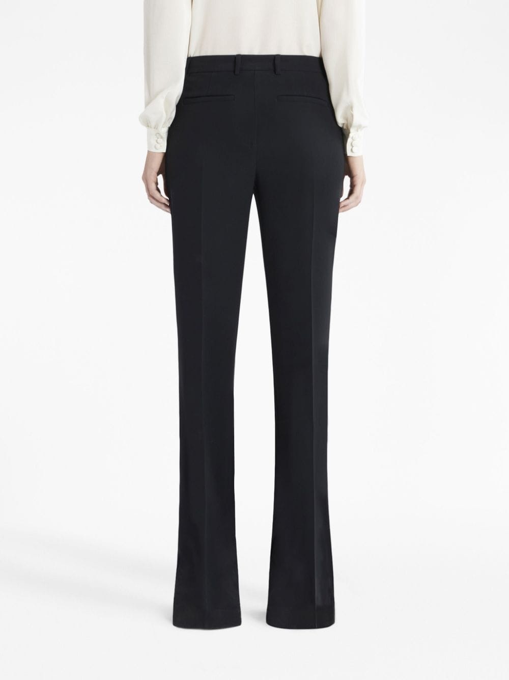 mid-rise flared trousers - 4