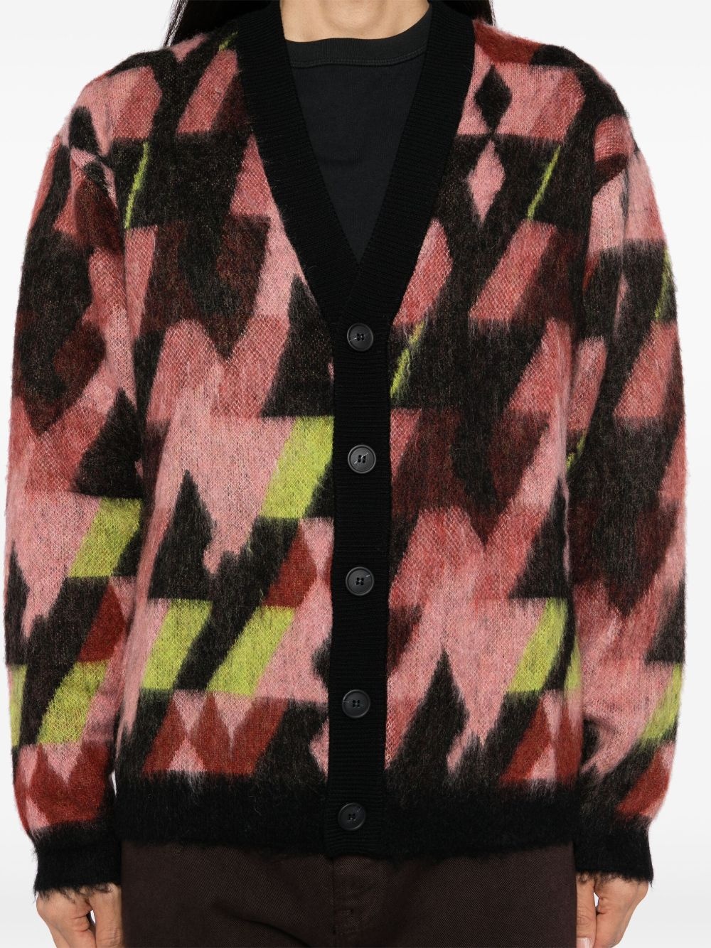 graphic cardigan - 5