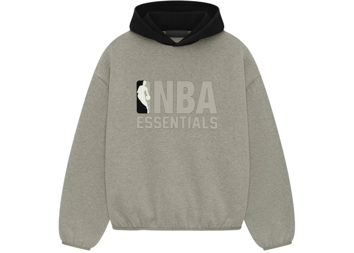 Fear of God Essentials NBA Hoodie Warm Heather/Black - 1