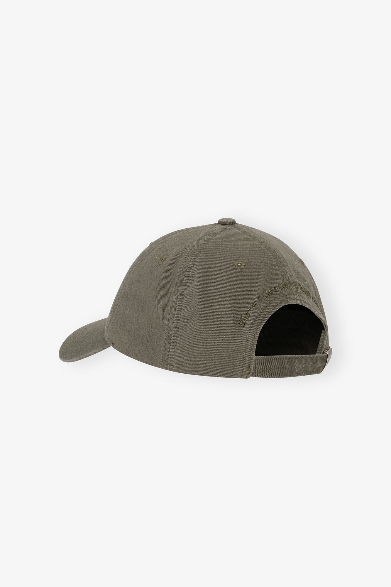 GREEN CANVAS CAP - 2