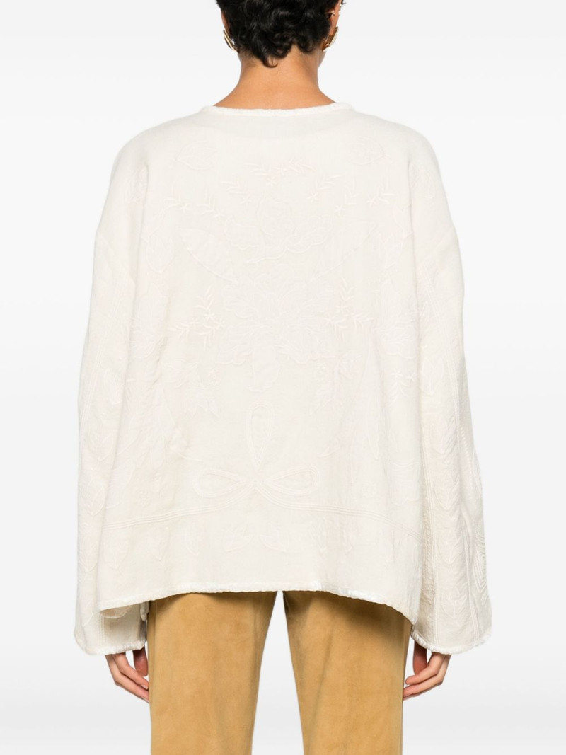 embroidered-detail pocket jacket 4