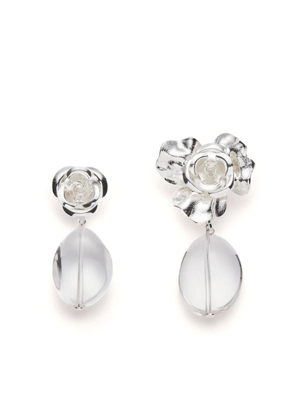 Rosette drop earrings - 1