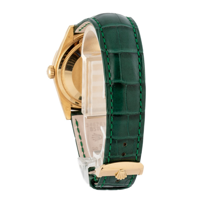 Pre-owned Rolex Day-Date 118138 Green Dial - 3