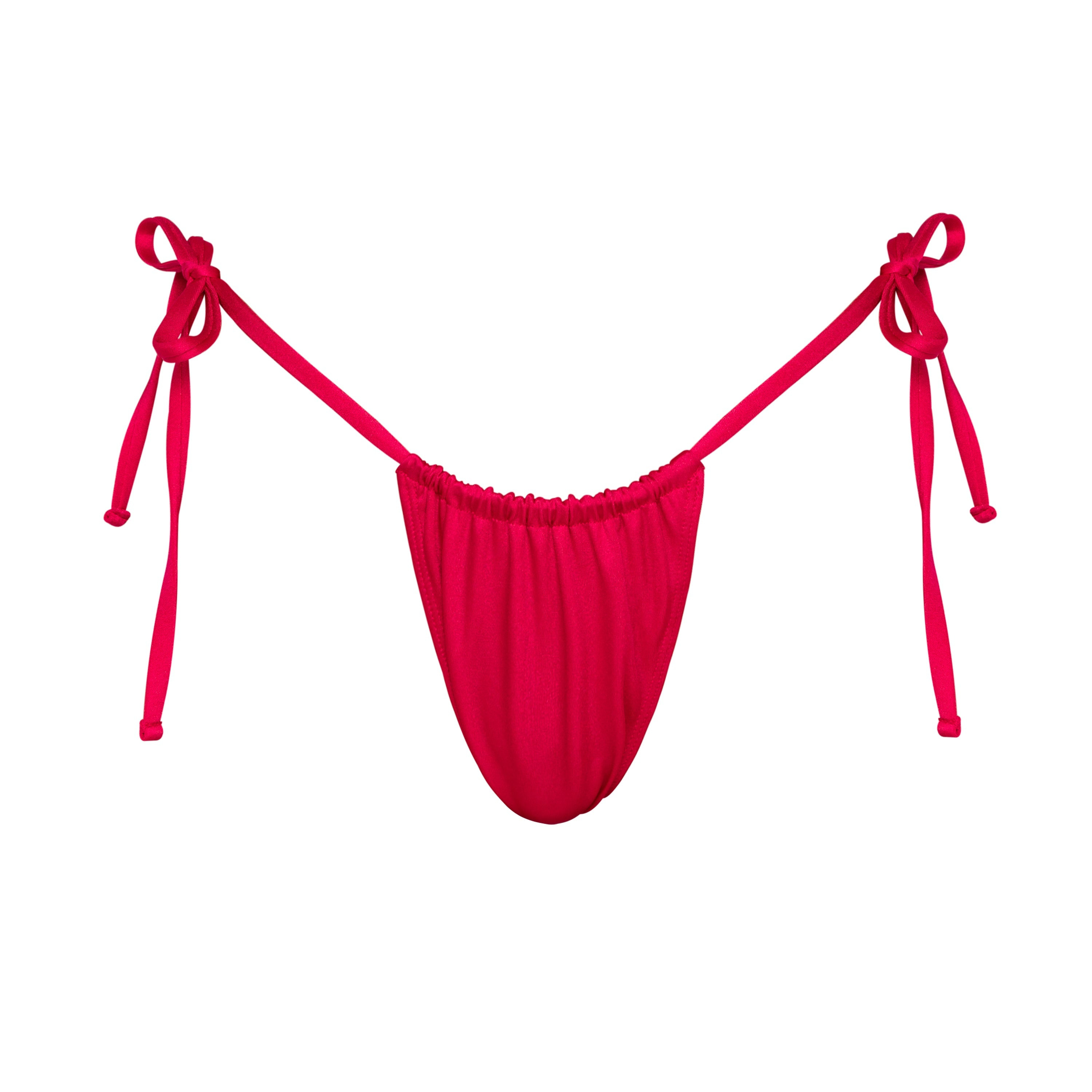 PALOMA Magenta - Tie Side Bikini Bottoms - 1
