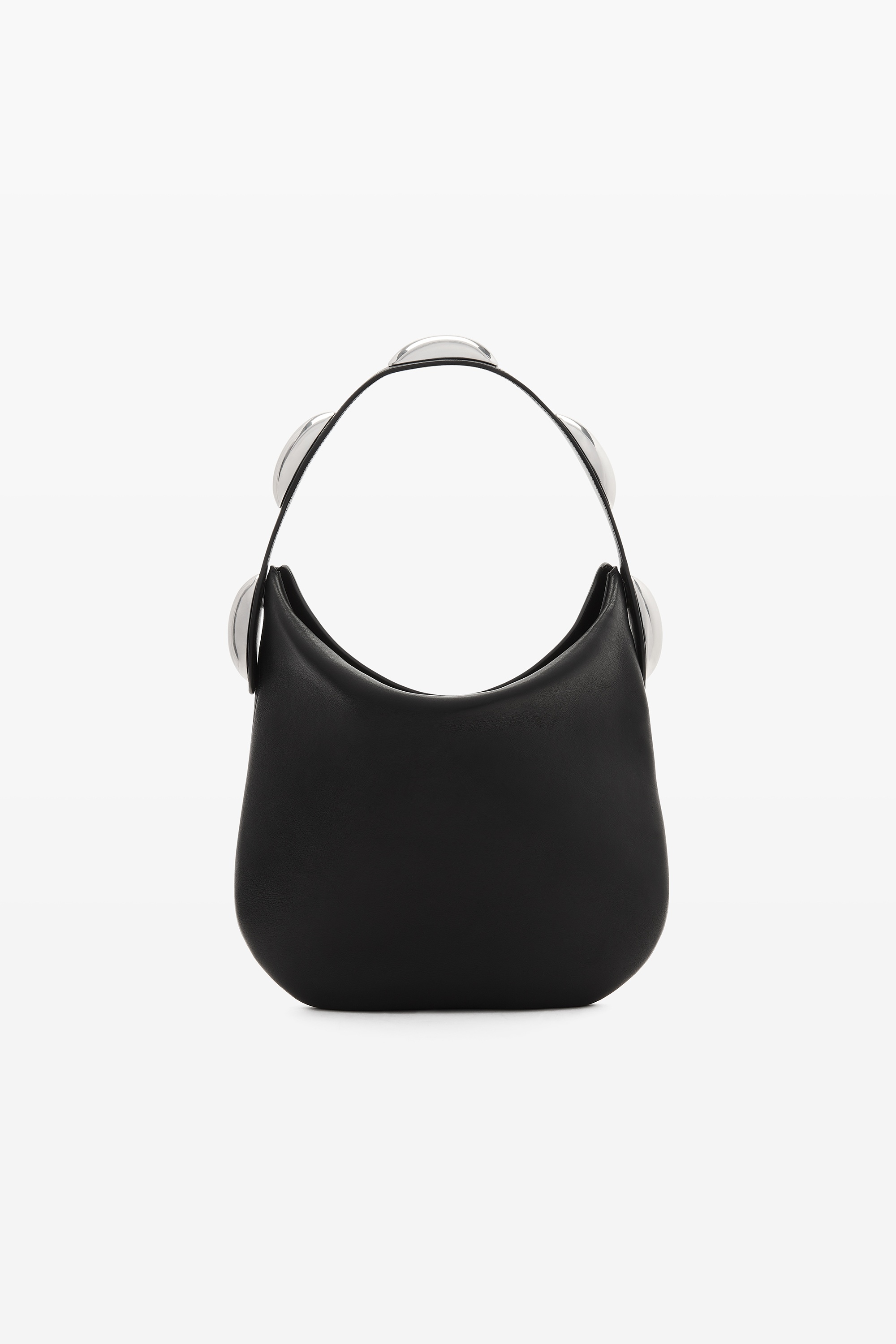 DOME HOBO BAG IN SMOOTH COW LEATHER - 1