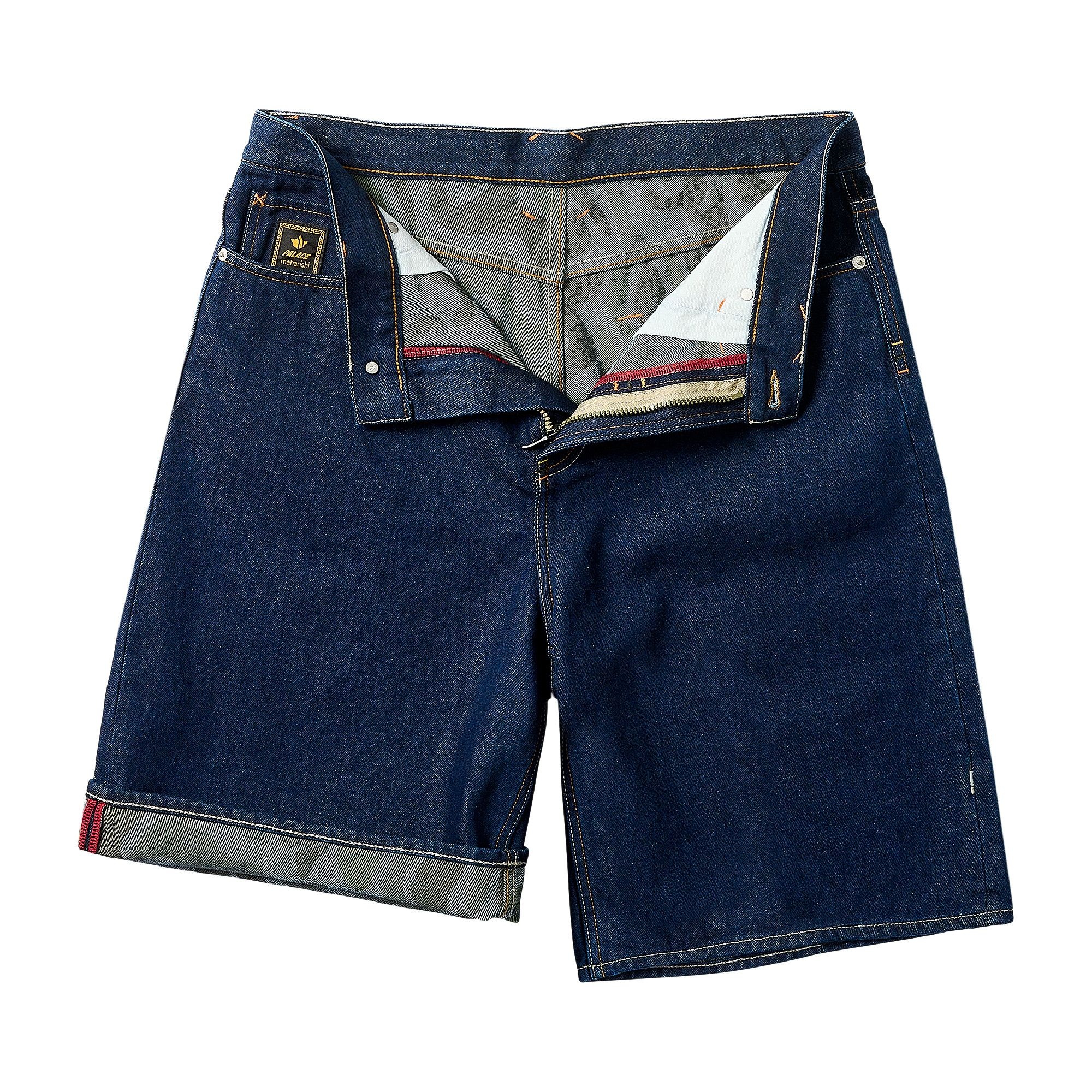 Palace x Maharishi Baggy Denim Short 'Indigo' - 3