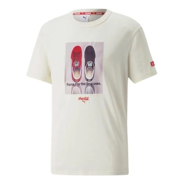 PUMA X Coca Cola Relaxed Tee 'White' 536159-97 - 1