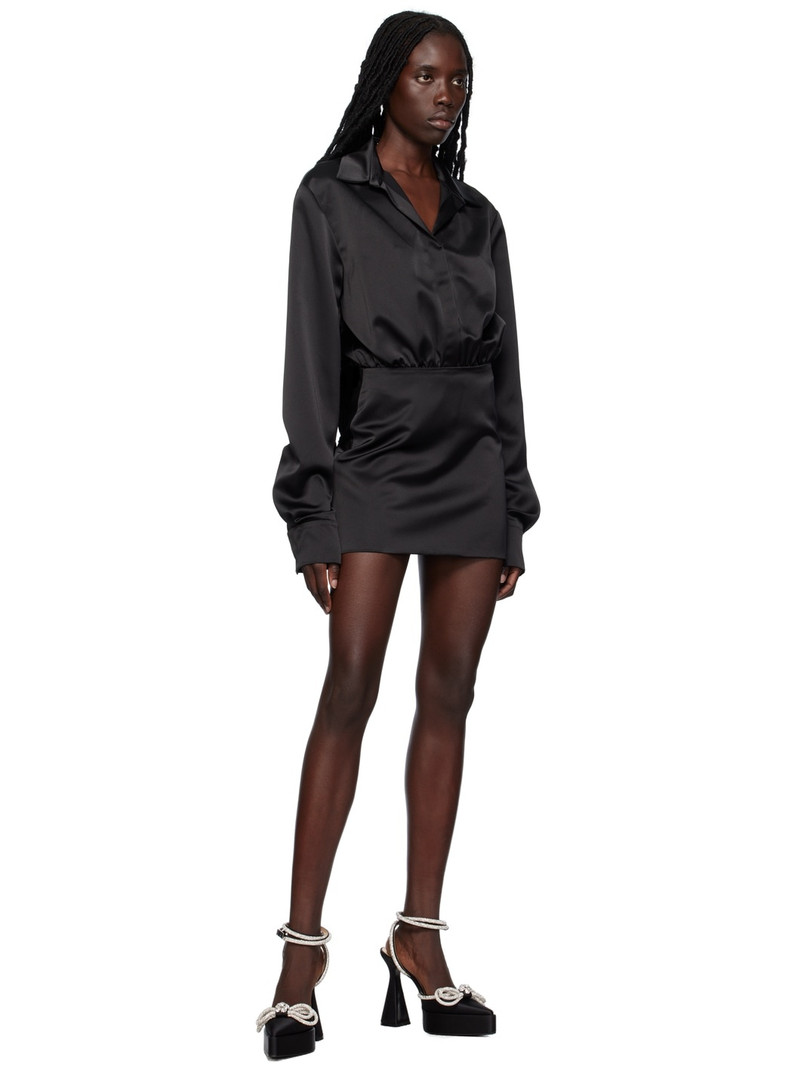 MACH & MACH Black Karma Flower Minidress outlook