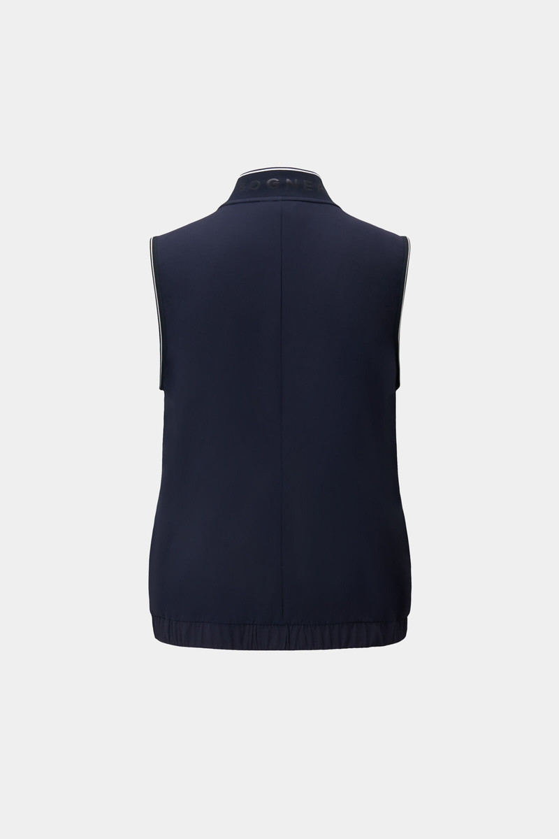 Antje functional vest in Navy blue 7