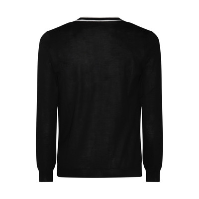 Valentino black wool knitwear outlook