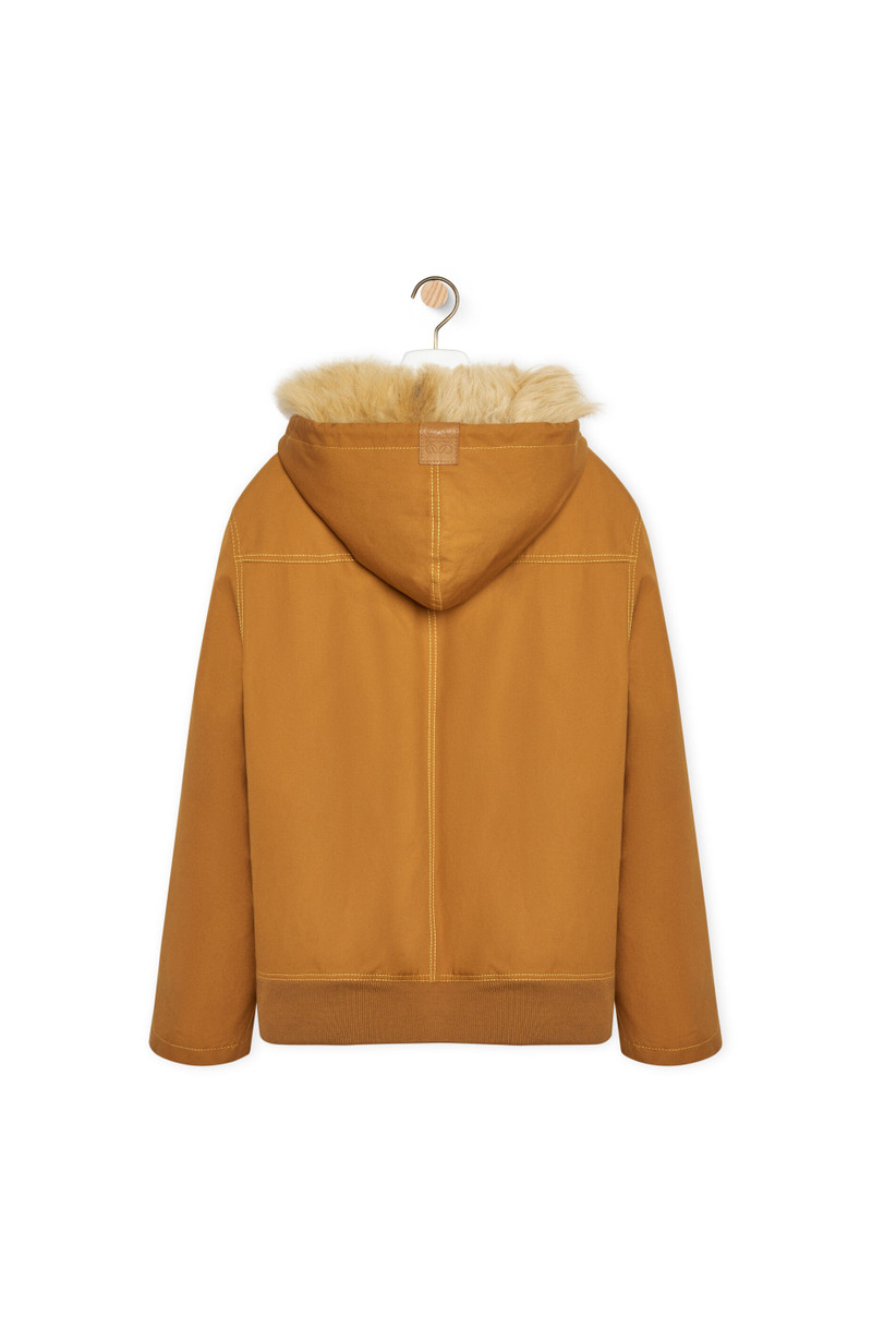 Loewe Hooded parka in cotton outlook
