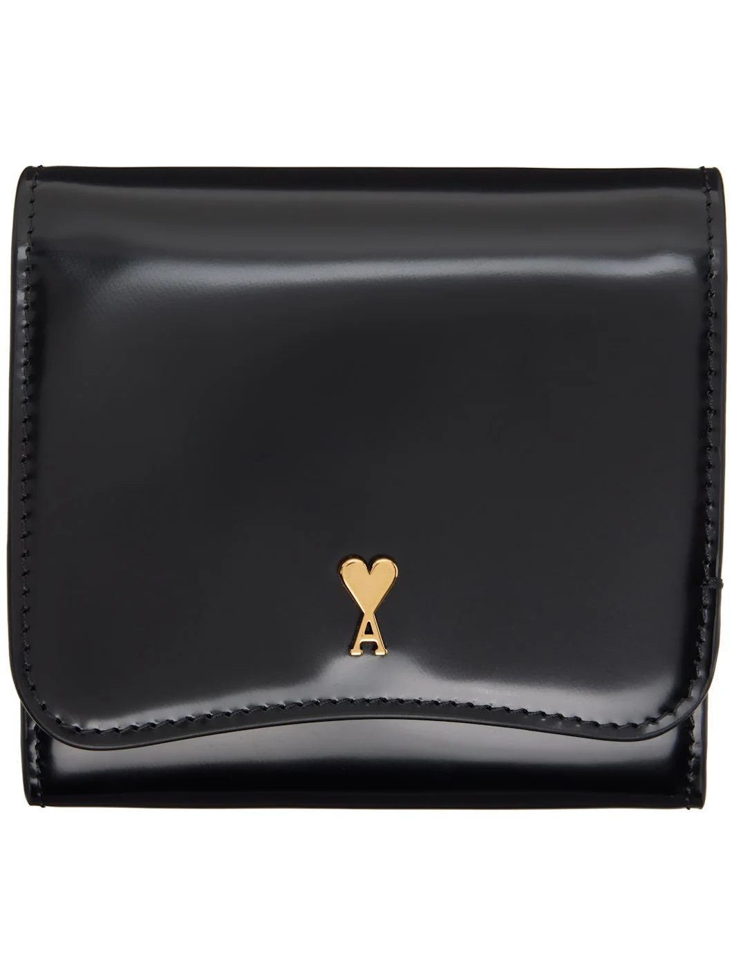 Black Paris Paris Compact Wallet - 1