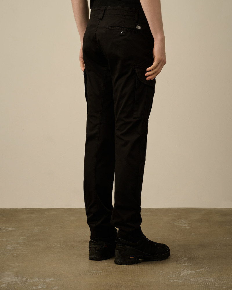 Stretch Sateen Cargo Logo Pants 4