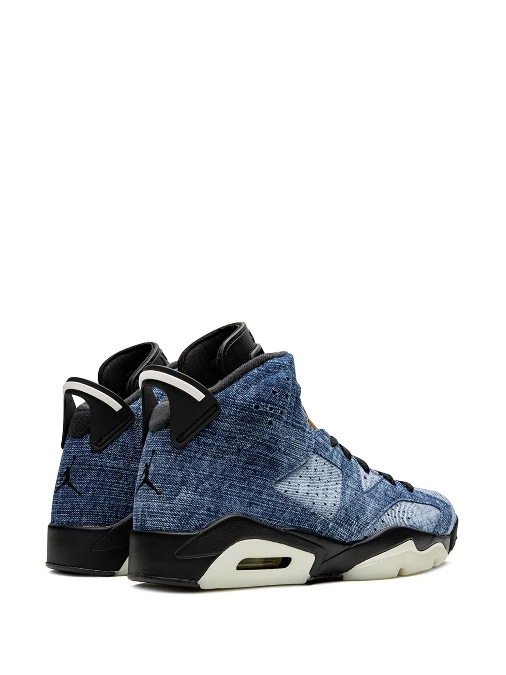 Air Jordan 6 black washed denim - 3