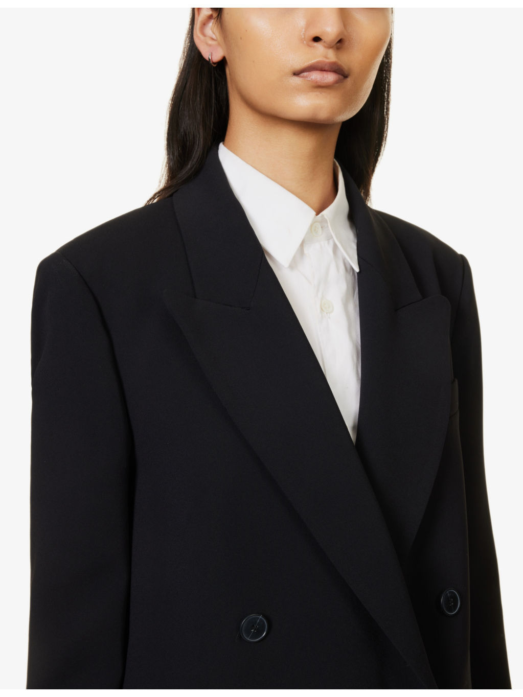 Jaden double-breasted stretch-woven blazer - 5