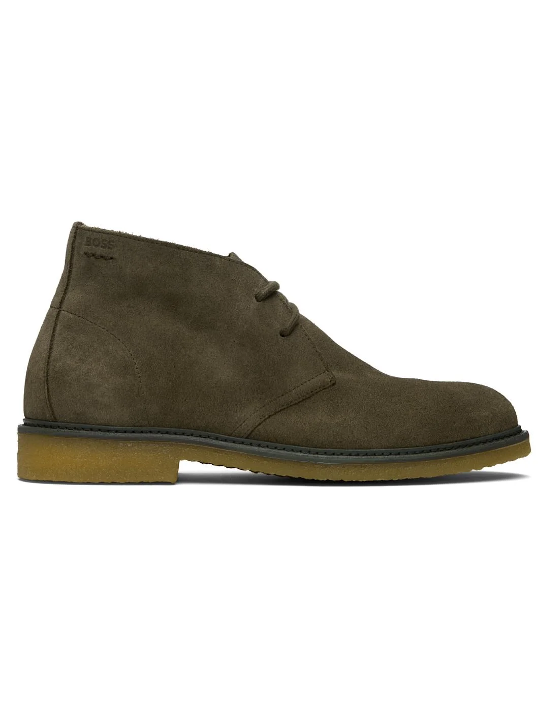 Khaki Suede Desert Boots - 1