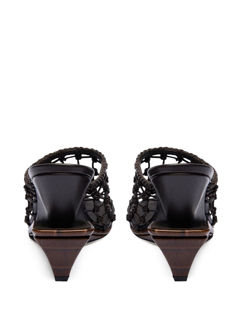 100mm Les Doubles Tresses mules - 3