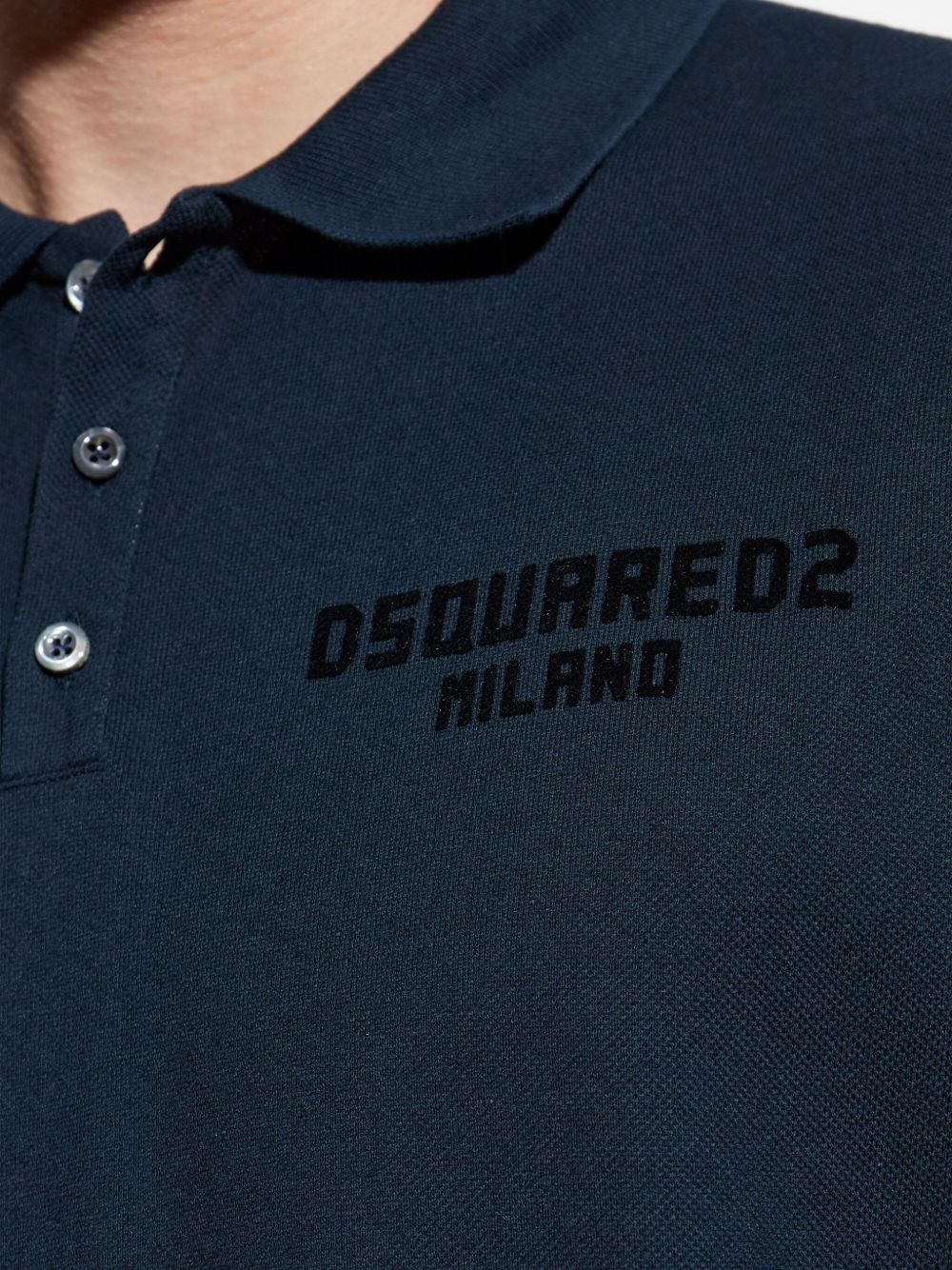 logo-print polo shirt - 5