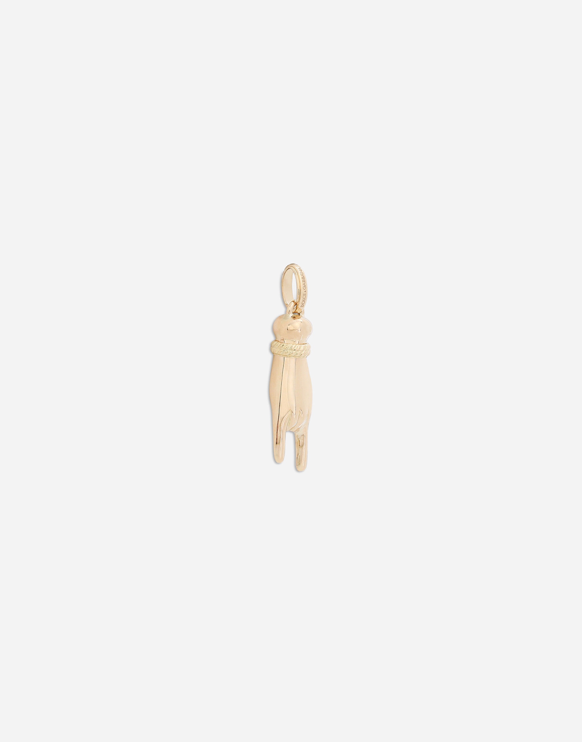 Good Luck yellow gold charm - 2