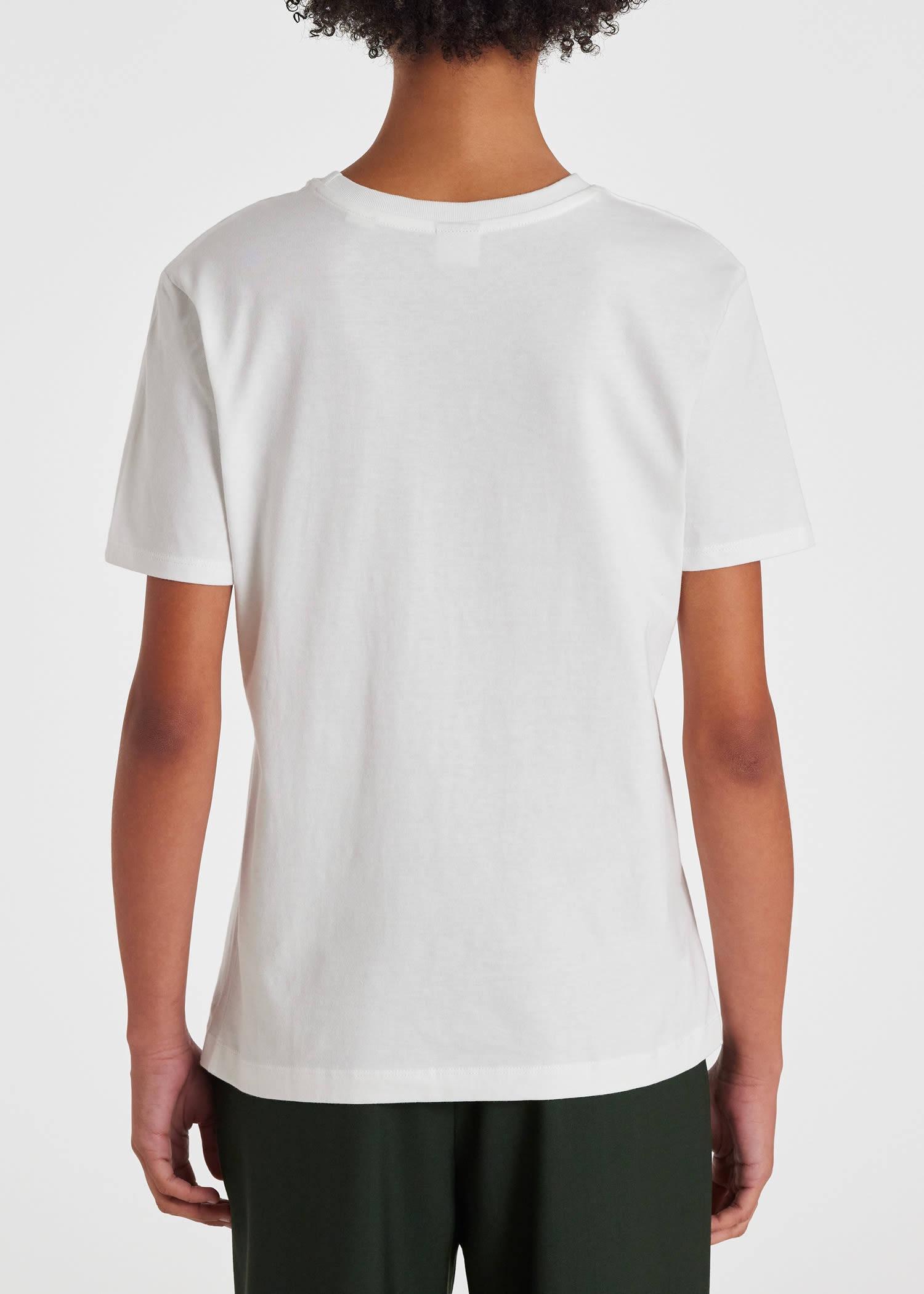 White 'Smiling Wink' T-Shirt - 4