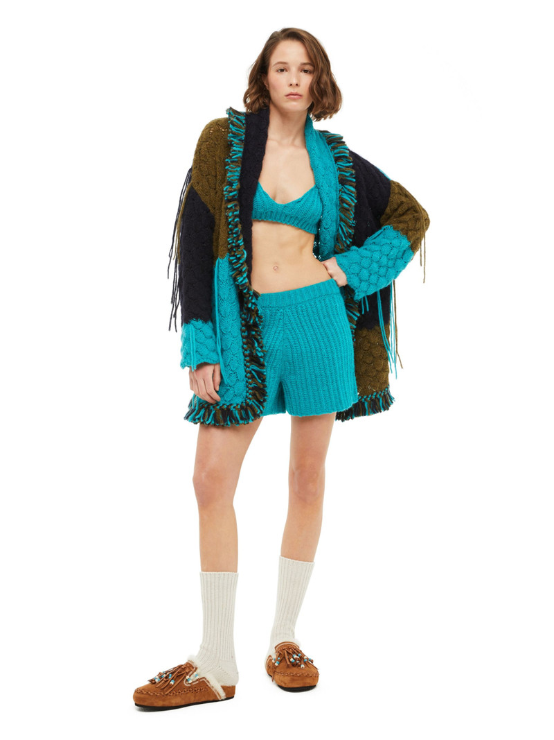 Alanui Antarctic Dream Patchwk Cardi outlook