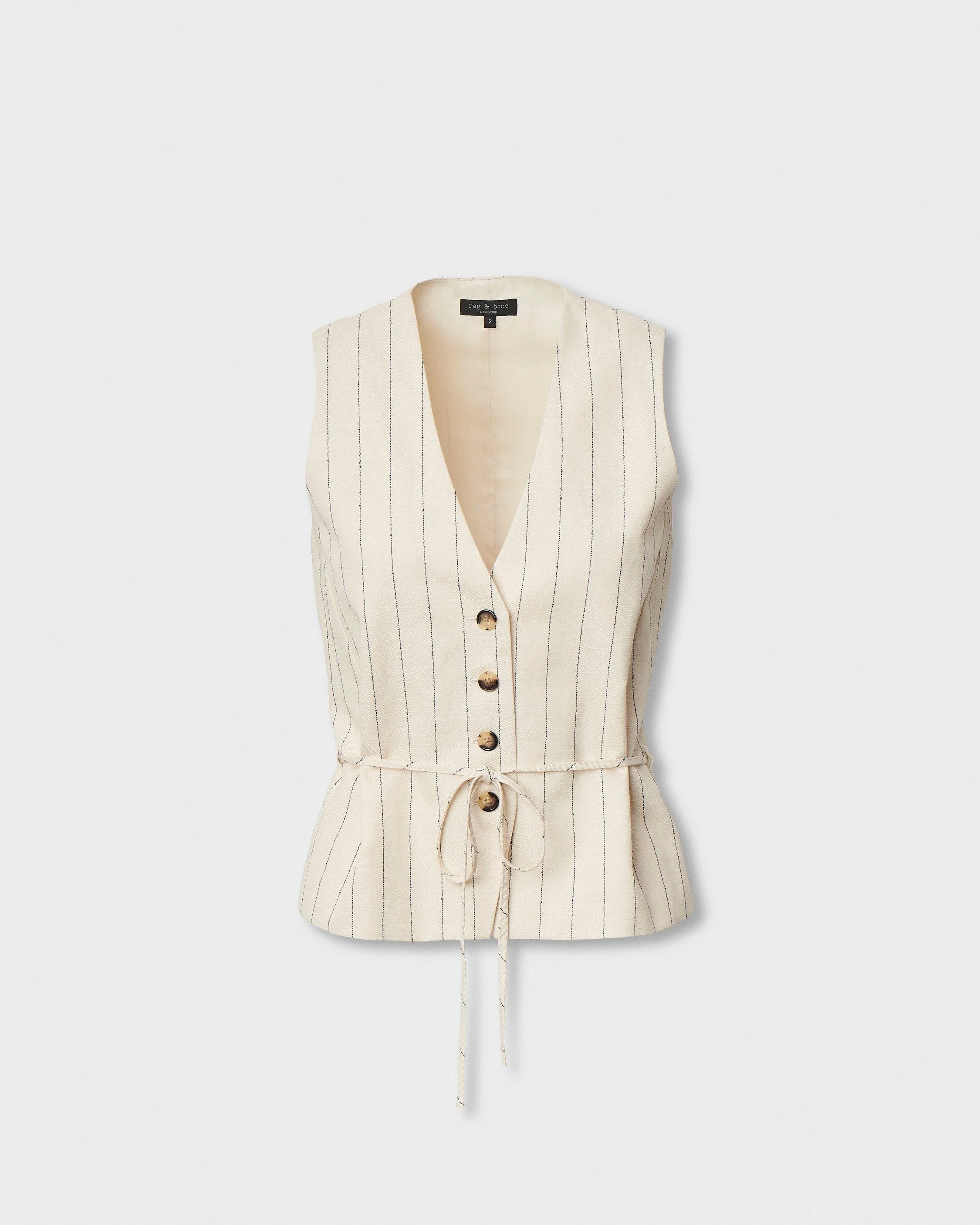 Paulette Striped Vest - 1