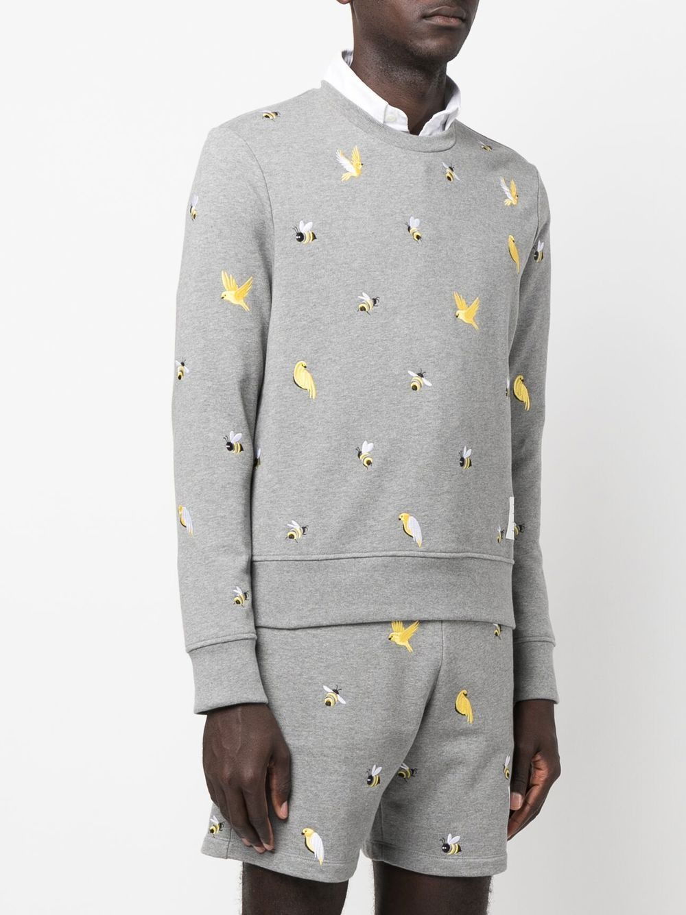 embroidered cotton sweatshirt - 3