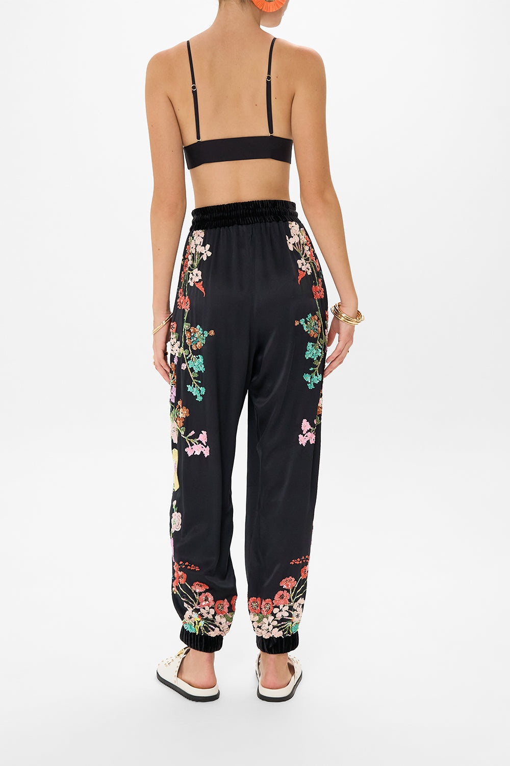WOVEN EMBELLISHED TRACK PANT - 3