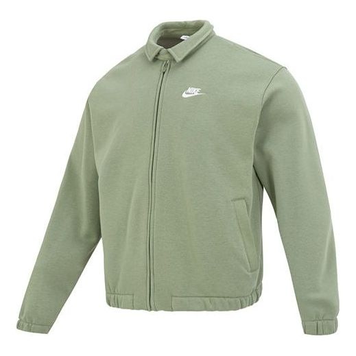 Nike Club Fleece Harrington Jacket 'Green' DX0540-386 - 1