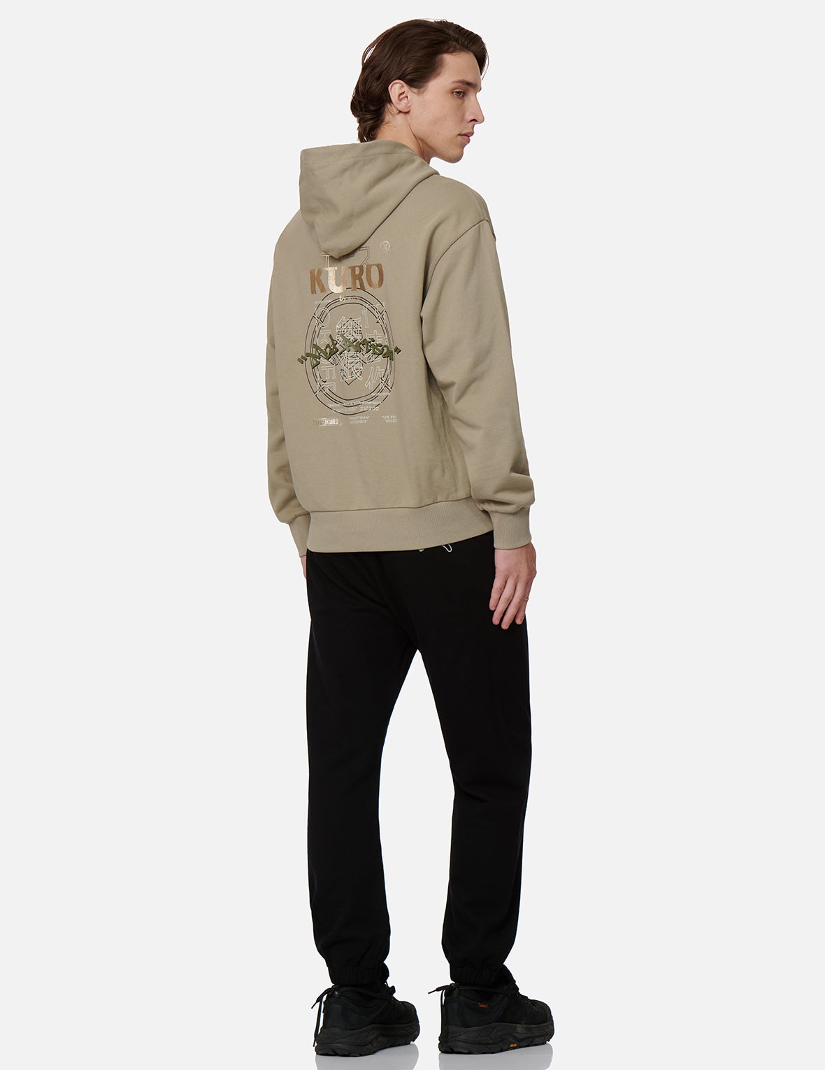 Logo and Slogan Print Sweatpants - 3