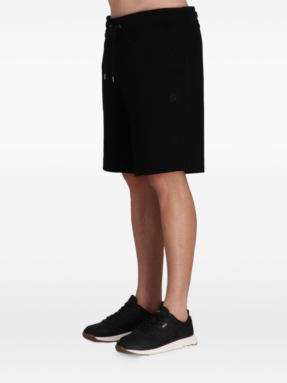 drawstring cotton shorts - 3