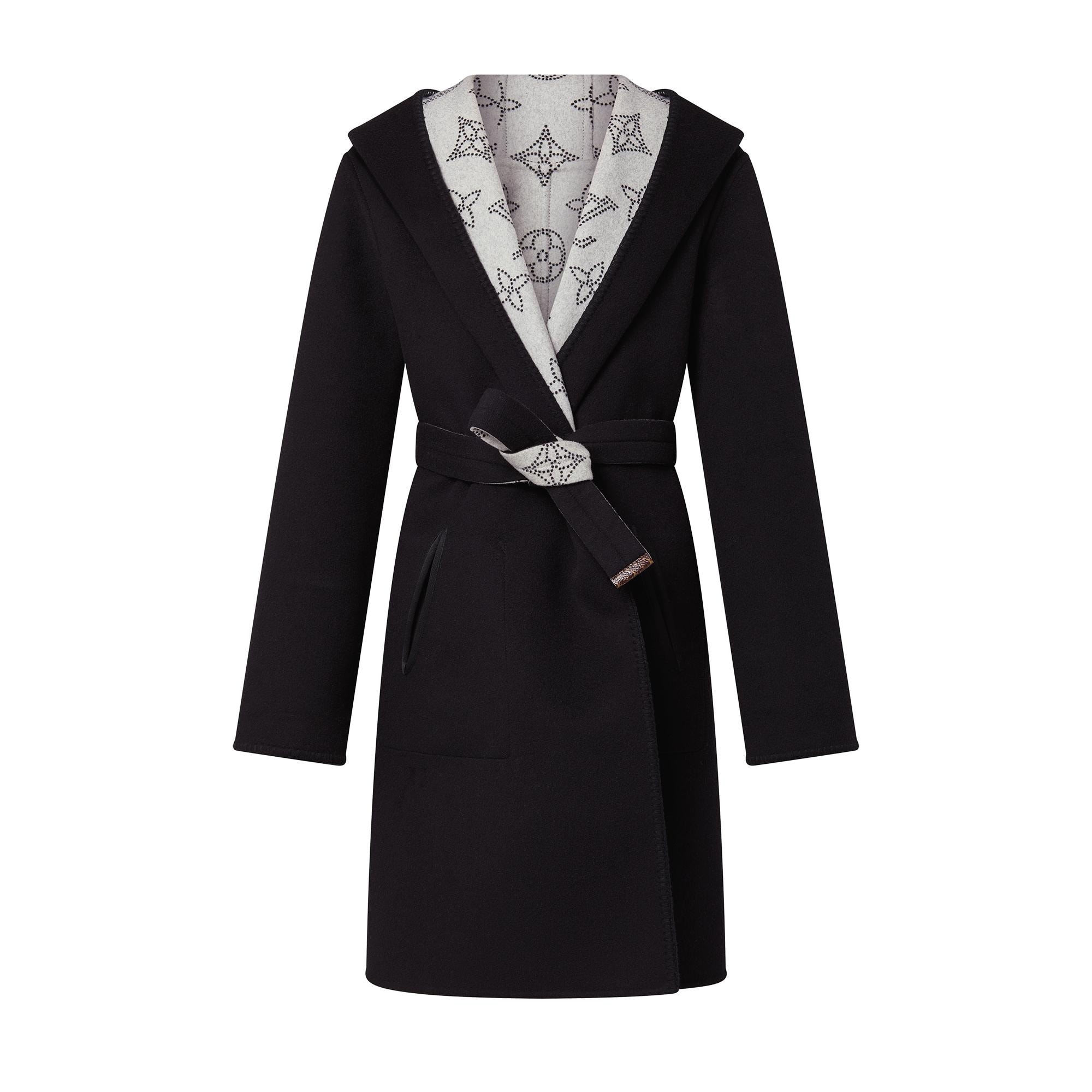 Reversible Mahina Monogram Wrap Coat - 1