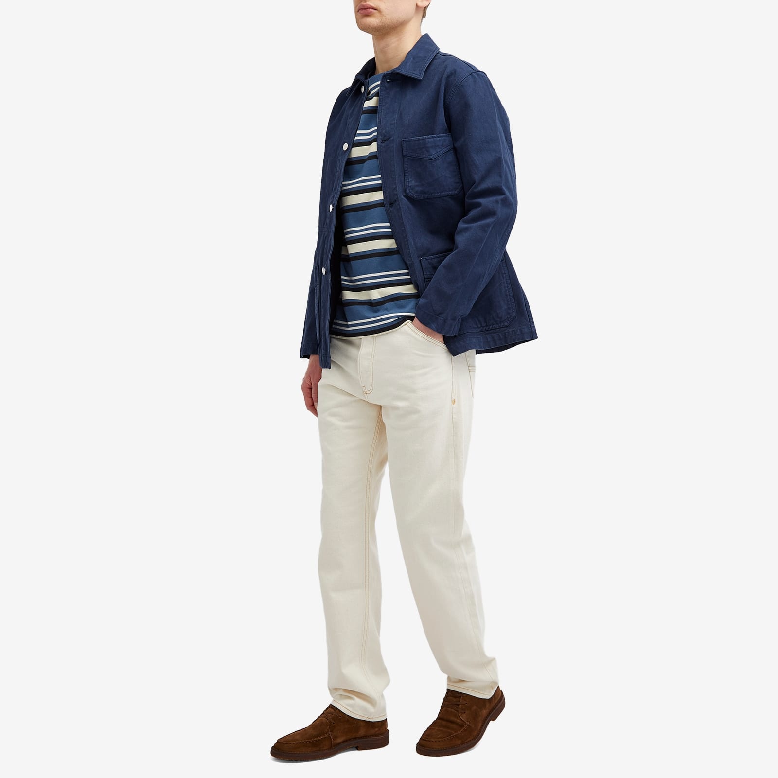 Drake's Canvas Chore Jacket - 4